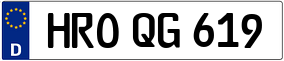 Truck License Plate